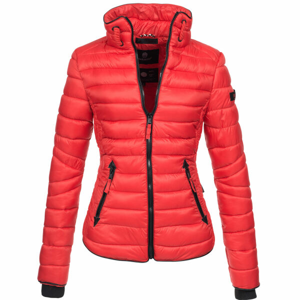 Marikoo Lola Damen Frühjahr Steppjacke Rot Größe XS - Gr. 34