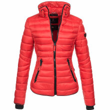 Marikoo Lola Damen Frühjahr Steppjacke Rot...