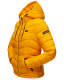 Marikoo Damen Jacke Steppjacke Übergangsjacke gesteppt Frühjahr Camouflage B403 Gelb Größe L - Gr. 40