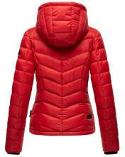 Marikoo Damen Jacke Steppjacke Übergangsjacke gesteppt Frühjahr Camouflage B403 Rot Größe S - Gr. 36