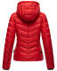 Marikoo Damen Jacke Steppjacke Übergangsjacke gesteppt Frühjahr Camouflage B403 Rot Größe XL - Gr. 42
