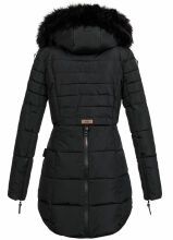 Marikoo Moonshine warm ladies winterjacket parka quilted - Black-Gr.XS