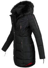 Marikoo Moonshine warme Damen Parka Winterjacke gesteppt Schwarz Größe S - Gr. 36