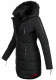 Marikoo Moonshine warme Damen Parka Winterjacke gesteppt Schwarz Größe XL - Gr. 42