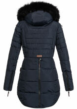 Marikoo Moonshine warme Damen Parka Winterjacke gesteppt Navy Größe S - Gr. 36