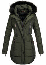 Marikoo Moonshine warm ladies winterjacket parka quilted - Green-Gr.M