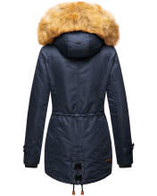 Navahoo LaViva warm ladies winter jacket with teddy fur Navy-Gr.XS