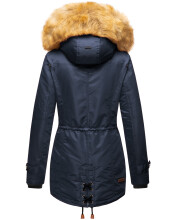 Navahoo LaViva warm ladies winter jacket with teddy fur Navy-Gr.XL