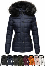 Marikoo Unique Damen gesteppte Winterjacke