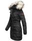 Navahoo Paula Damen Parka Winterjacke warm Gefüttert Schwarz Größe XS - Gr. 34