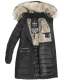 Navahoo Paula Ladies Winter Jacket Coat Parka Warm Lined Winterjacket B383 Black Size S - Size 36