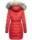 Navahoo Paula Ladies Winter Jacket Coat Parka Warm Lined Winterjacket B383 Red Size XS - Size 34