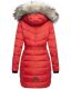 Navahoo Paula Damen Parka Winterjacke warm Gefüttert Rot Größe XS - Gr. 34