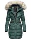 Navahoo Paula Damen Parka Winterjacke warm Gefüttert Grün Größe XS - Gr. 34