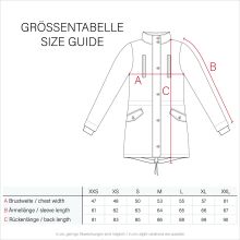 Navahoo Daria warme Damen Parka Winterjacke mit Kunstfell Kragen Grün Größe XXL - Gr. 44