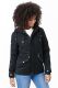 Marikoo Manolya Damen Parka Winterjacke mit Teddyfell