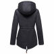Marikoo Manolya Ladies Parka Jacket with Teddy Fur Blue Size XXL - Gr. 44