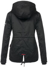 Marikoo Manolya Damen Parka Winterjacke mit Teddyfell Schwarz Größe XS - Gr. 34