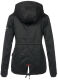 Marikoo Manolya Damen Parka Winterjacke mit Teddyfell Schwarz Größe XS - Gr. 34