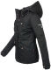 Marikoo Manolya Damen Parka Winterjacke mit Teddyfell Schwarz Größe S - Gr. 36