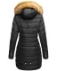 Navahoo Papaya Damen gesteppte Winterjacke mit Doppelzipper und gefüttert Schwarz Größe XS - Gr. 34