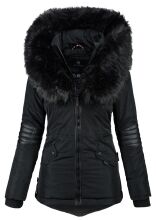 Navahoo Nirvana Damen Parka Winterjacke mit Kunstfell...