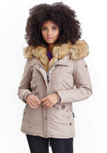 Navahoo Sweety 2 in 1 ladies parka winterjacket with fur collar