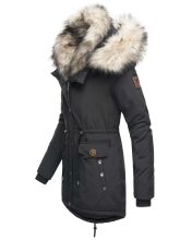 Navahoo Sweety Damen 2in1 Parka Winterjacke warmhaltend Schwarz Größe M - Gr. 38