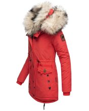 Navahoo Sweety Damen 2in1 Parka Winterjacke warmhaltend Rot Größe S - Gr. 36