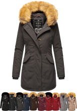 Marikoo Karmaa Damen Parka Winterjacke warm gefüttert