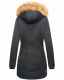 Marikoo Karmaa Damen Parka Winterjacke warm gefüttert Schwarz Größe XS - Gr. 34