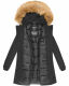 Marikoo Karmaa Damen Parka Winterjacke warm gefüttert Schwarz Größe XS - Gr. 34