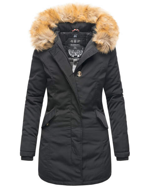 Marikoo Karmaa Ladies winter jacket parka coat warm lined - Black-Gr.XXL