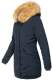 Marikoo Karmaa Ladies winter jacket parka coat warm lined - Navy-Gr.S
