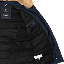 Marikoo Karmaa Damen Parka Winterjacke warm gefüttert Dunkelblau Größe M - Gr. 38