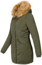 Marikoo Karmaa Damen Parka Winterjacke warm gefüttert Grün Größe XS - Gr. 34
