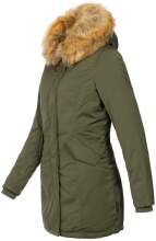 Marikoo Karmaa Ladies winter jacket parka coat warm lined - Green2-Gr.XXL