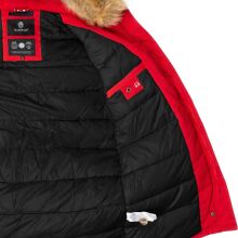 Marikoo Karmaa Damen Parka Winterjacke warm gefüttert Rot Größe XS - Gr. 34