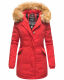 Marikoo Karmaa Damen Parka Winterjacke warm gefüttert Rot Größe XS - Gr. 34