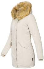 Marikoo Karmaa Ladies winter jacket parka coat warm lined - Beige-Gr.XL
