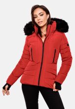 Navahoo Adele Damen Winterjacke warm gefüttert Teddyfell