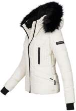 Navahoo Adele ladies winter jacket warm lined teddy fur - White-Gr.XL