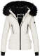 Navahoo Adele ladies winter jacket warm lined teddy fur - White-Gr.XL
