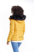 Navahoo Miamor ladies winter quilted jacket with teddy fur