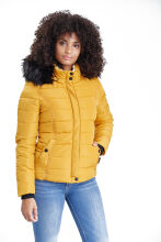 Navahoo Miamor ladies winter quilted jacket with teddy fur