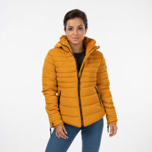 Marikoo Amber Damen Winter Steppjacke mit Teddyfell