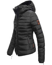 Marikoo Amber Ladies winterjacket quilted Jacket lined - Black-Gr.XXL