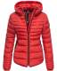 Marikoo Amber Ladies winterjacket quilted Jacket lined - Red-Gr.XS
