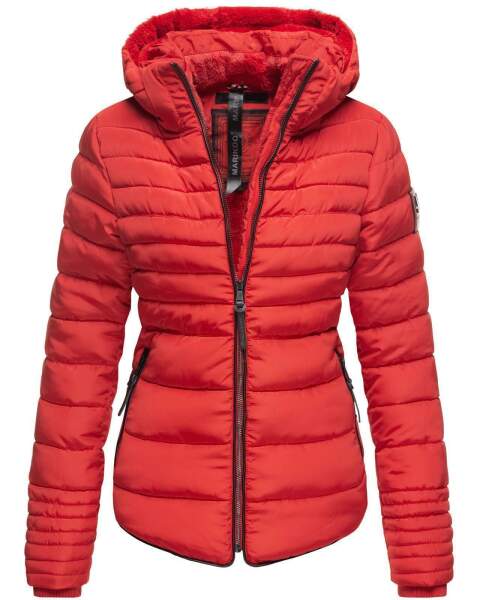 Marikoo Amber Ladies winterjacket quilted Jacket lined - Red-Gr.S