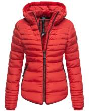 Marikoo Amber Ladies winterjacket quilted Jacket lined - Red-Gr.S